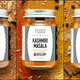 Three canisters of Floyd Cardoz spices (Garam Masala, Kashmiri Masala, Goan Masala)